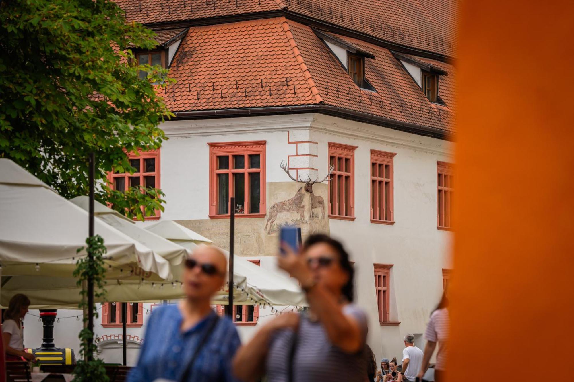 Casa Cu Cerb Hotel Sighisoara Luaran gambar