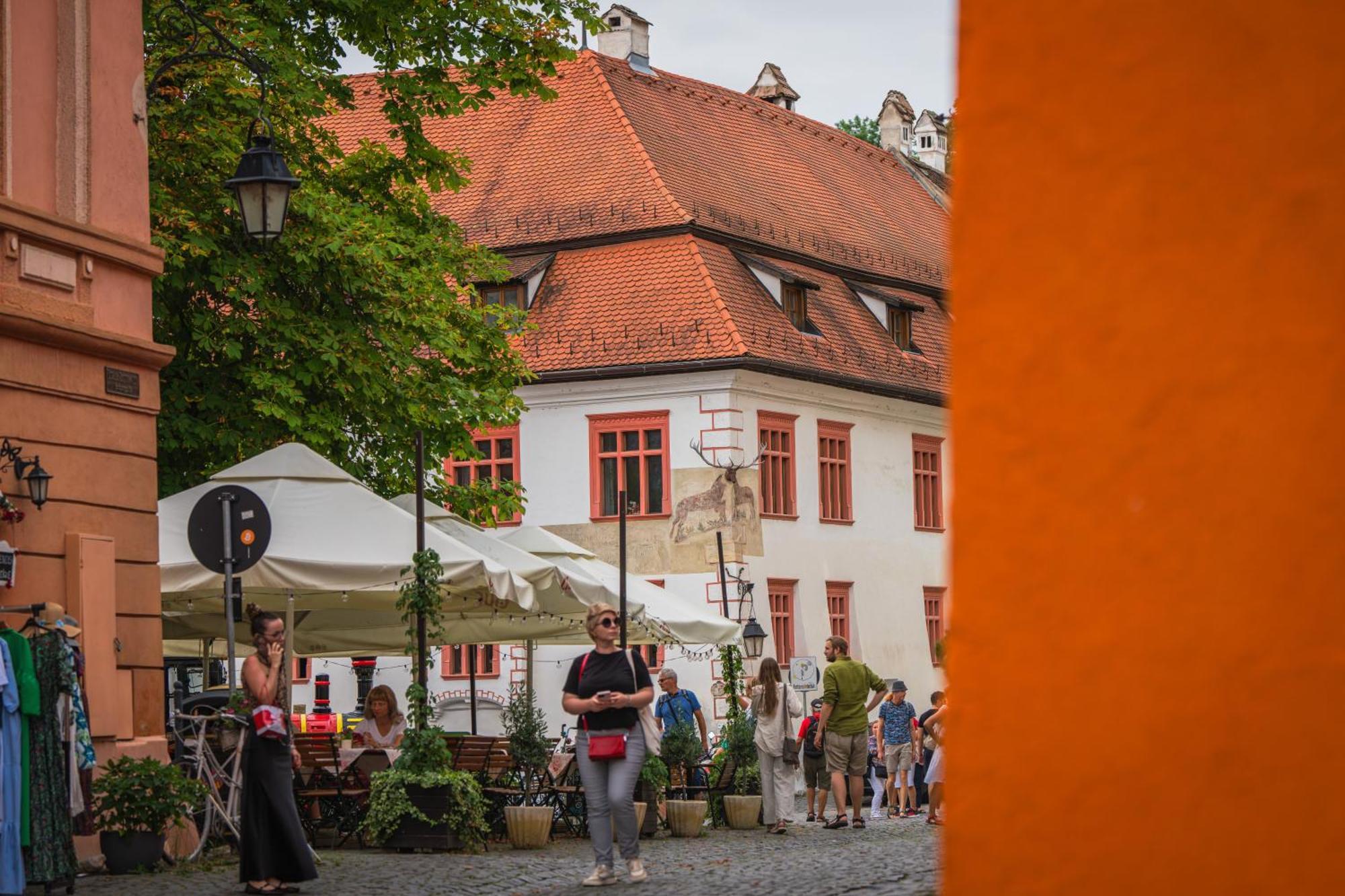 Casa Cu Cerb Hotel Sighisoara Luaran gambar