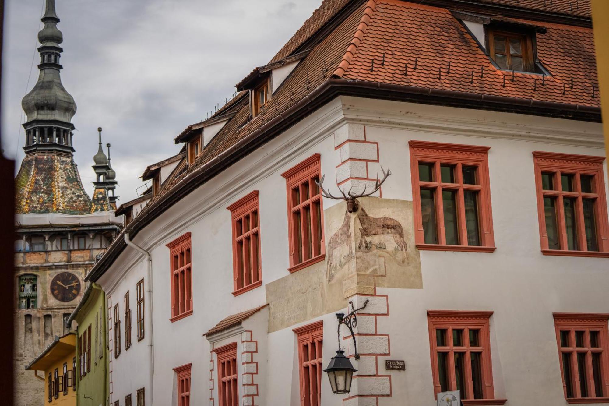Casa Cu Cerb Hotel Sighisoara Luaran gambar